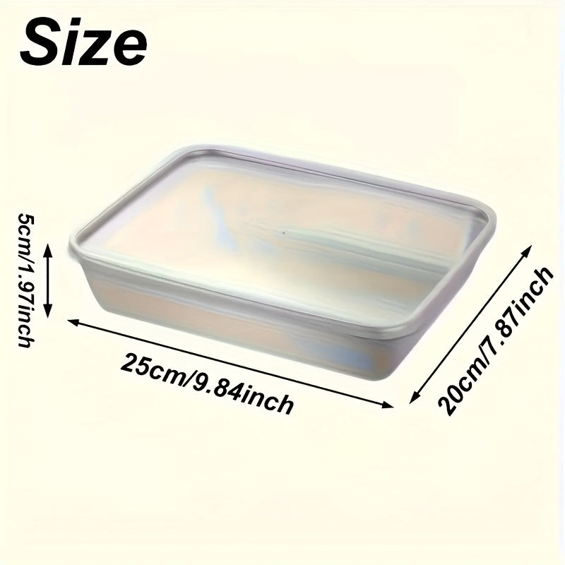 10 Pcs Stainless Steel Food Storage Containers, Flip Lid Meal Prep Box with 5 Plates & 5 Lids, Reusable Fridge Organizer for Meat, Fruit & Kitchen Storage